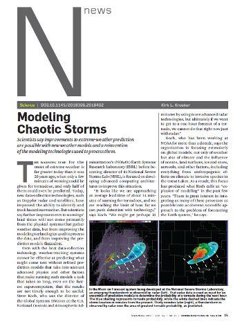 Modeling Chaotic Storms